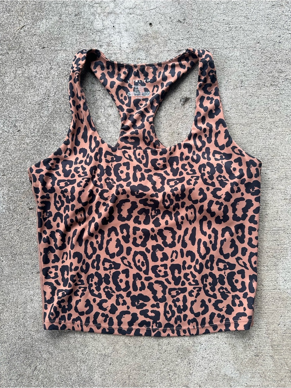 Vitality Pulse Core King Cheetah Print Tank Top